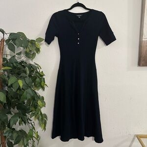 tome collective pleated midi dress Watercolor Pleated Midi Dress